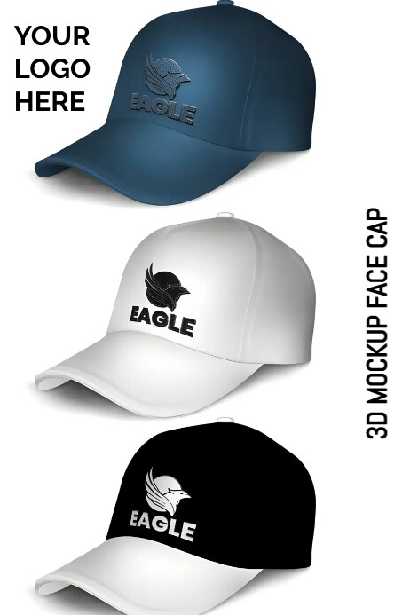 Mockup facecap template | PosterMyWall