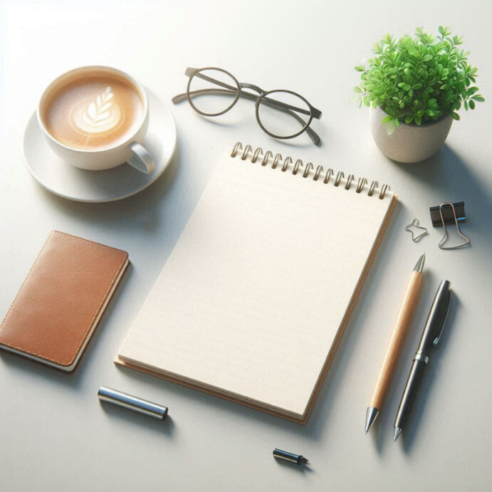 Notepad Key Poster mockup notepad blank template | PosterMyWall