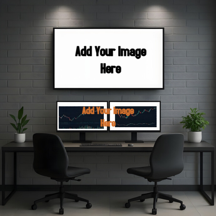 Copy of Mockup of Office wall sign digital display | PosterMyWall