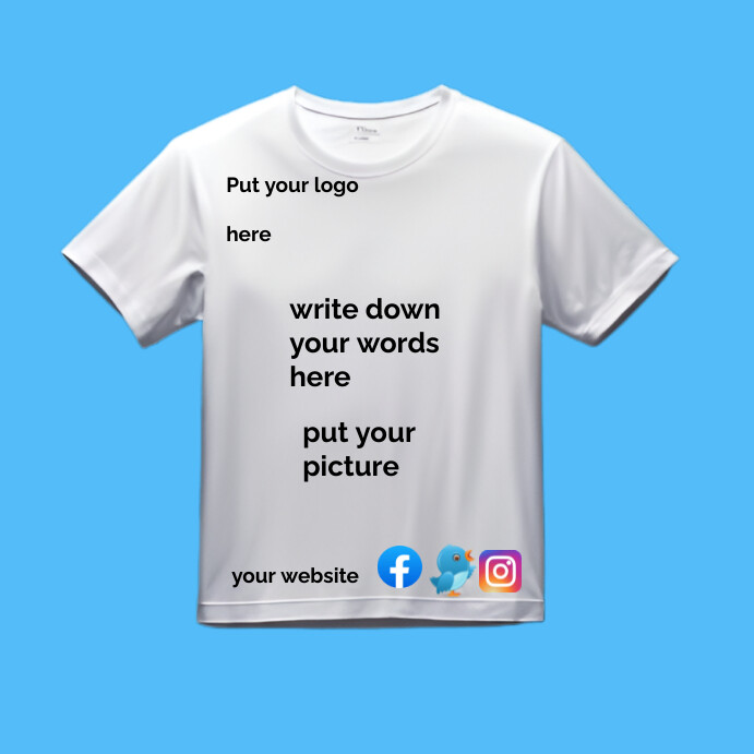Mockup Polo t-shirt Instagram Post template
