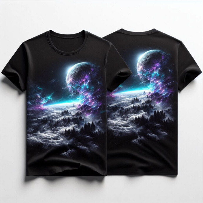 Mockup T-shirt design/ T-shirt design mockup/ space T-shirt mockup design Instagram Post template