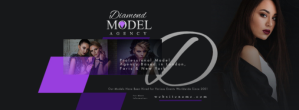 Model Agency Facebook Cover Photo Zdjęcie w tle na Facebooka template