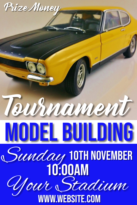 model building Poster template