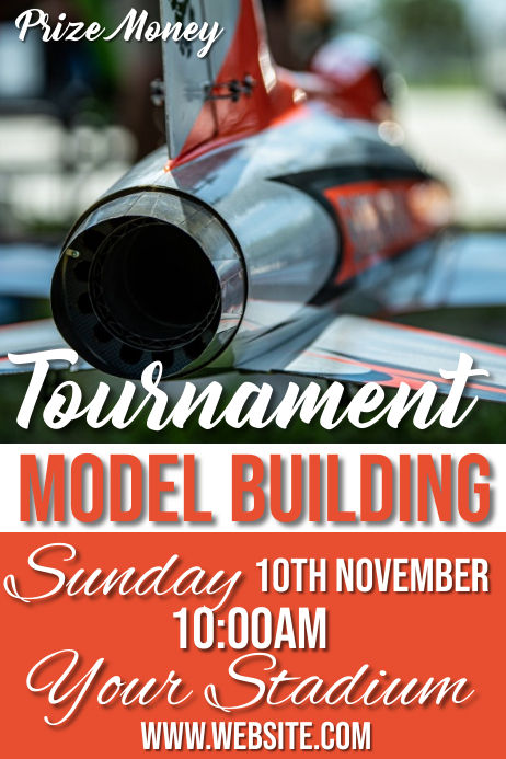 model building Poster template