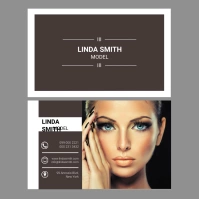 Model Calling Card Template Instagram Post