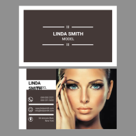 Model Calling Card Template Instagram na Post