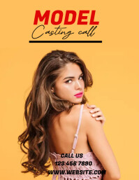 Models Calling Model Casting Call Template | PosterMyWall