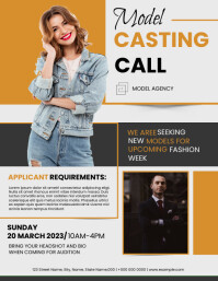 Models Calling Model casting call Template | PosterMyWall