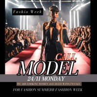 Model Casting Call Posters Templates | PosterMyWall