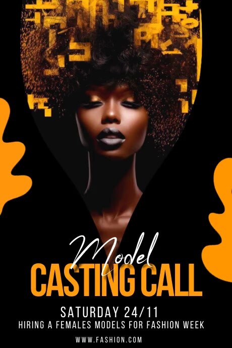 Model Needed Poster Model casting call poster tem Template | PosterMyWall