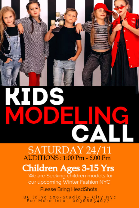Model Needed Poster Copy of Model Casting Call Posters Templates | PosterMyWall