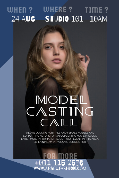 model fashion poster Templat | PosterMyWall