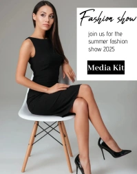 Model Posters, Model Flyers, Model Comp Card, Poster/Wallboard template