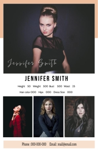 345+ Free Comp Card Templates | PosterMyWall