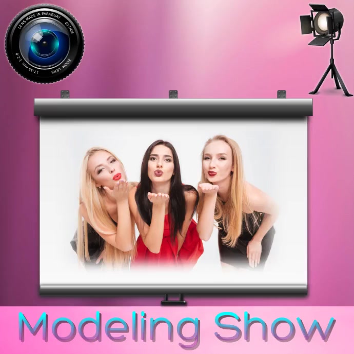 Copy of Modeling | PosterMyWall