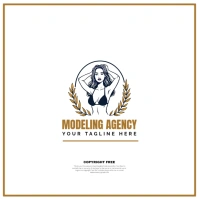 Modeling Logo template