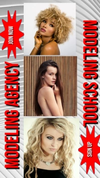 Modelling School Instagram-verhaal template
