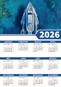 Modern & Minimal 2026 Calendar Template With Photos A2