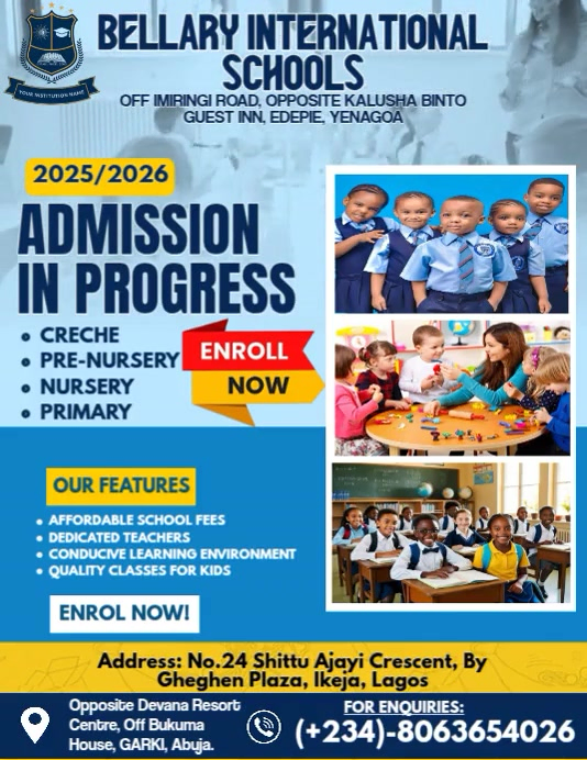 Modern & Minimal Admission Open Flyer (us Letter) Iflaya (Incwadi ye-US) template