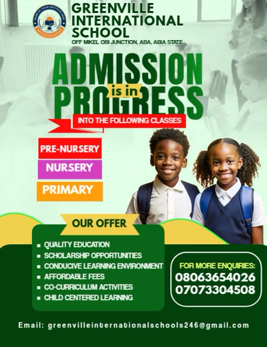 Modern & Minimal Admission Open Flyer (us Letter) 传单(美国信函) template