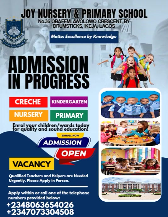Modern & Minimal Admission Open Flyer (us Letter) template
