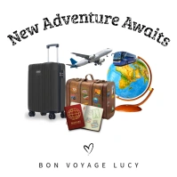 Modern & Minimal Adventure Awaits Card Instagram Post template