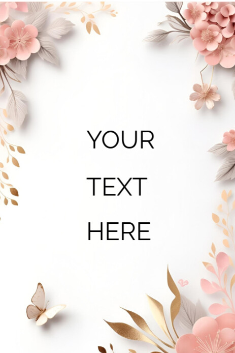 Modern & Minimal Background  Pinterest Graphic template