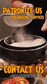 Modern & Minimal Bake Sales Template Instagram Reel