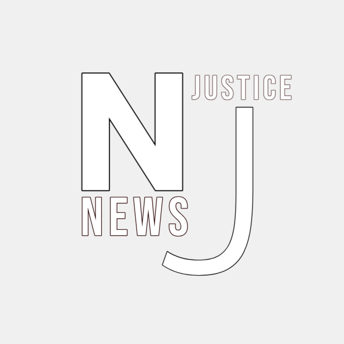 Modern & Minimal Black And White Nj Word  Logo Logótipo template