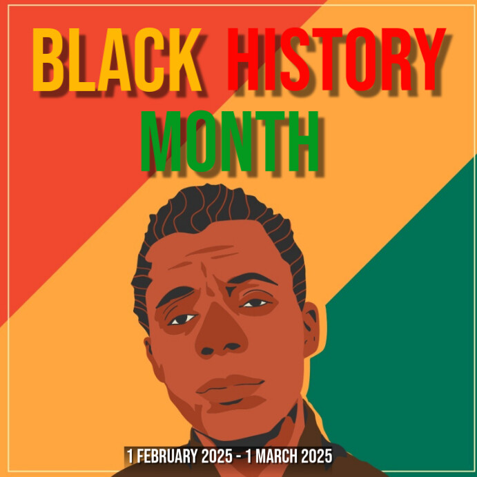 Modern & Minimal Black History Month  Instagram Post template