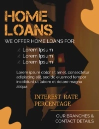Home Loan Flyer Løbeseddel (US Letter) template