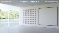 Modern & Minimal Business Presentation | Zoom Virtual Background template