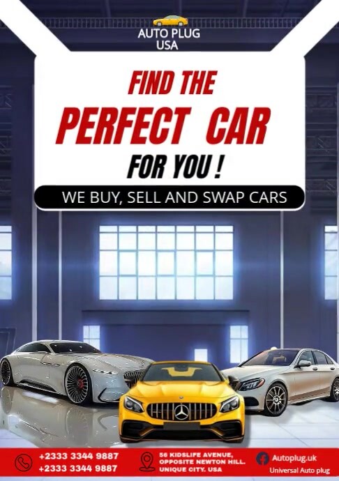 Modern & Minimal Car Ads Video  A1 template