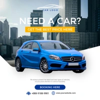 Modern & Minimal Car Boot Sale Instagram Post template