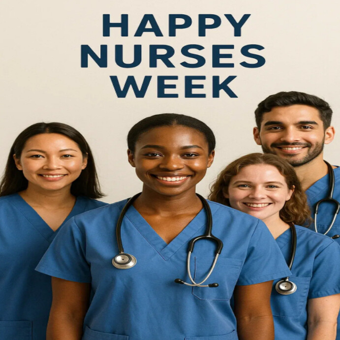 Copy of Modern & Minimal Celebrate Nurses Week – Thank You For Your ...