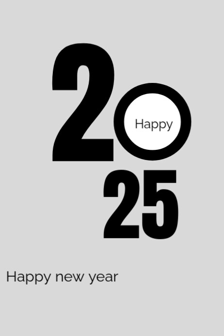 Modern & Minimal Chines New Year Poster template