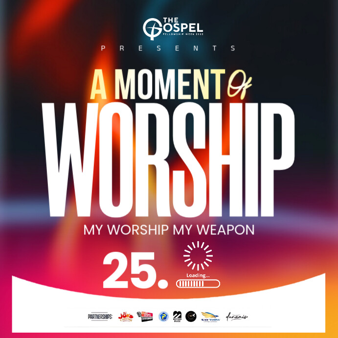 Modern & Minimal Church Anticipate Flyer  Instagram Post template