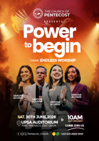 Sort Church Event A4 Template