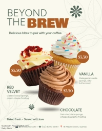Blanco Coffee and Bakery Menu Flyer Template - Page 2