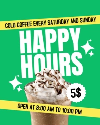 Modern & Minimal Cold Coffee Instagram Portrait template