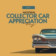 Modern & Minimal Collector Car Appreciation Day Instagram Post template