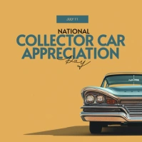 Modern & Minimal Collector Car Appreciation Day Instagram Post template