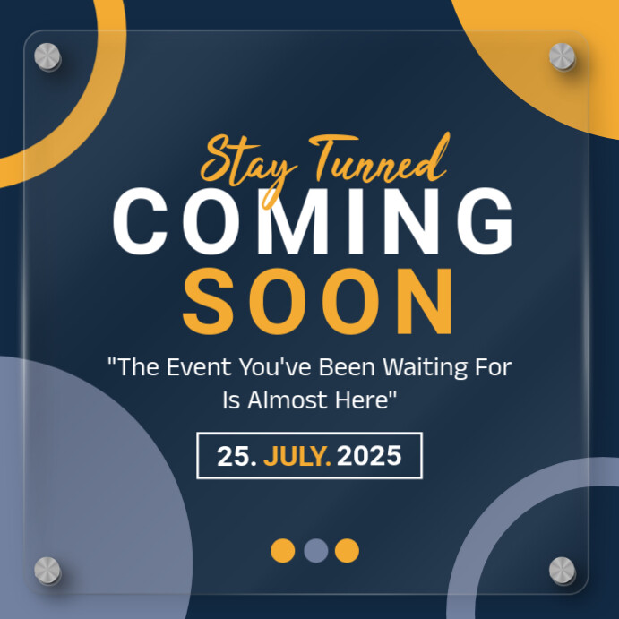 Modern & Minimal Coming Soon Announcement Instagram Post template