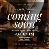 Modern & Minimal Coming Soon Pos Instagram Instagram-opslag template