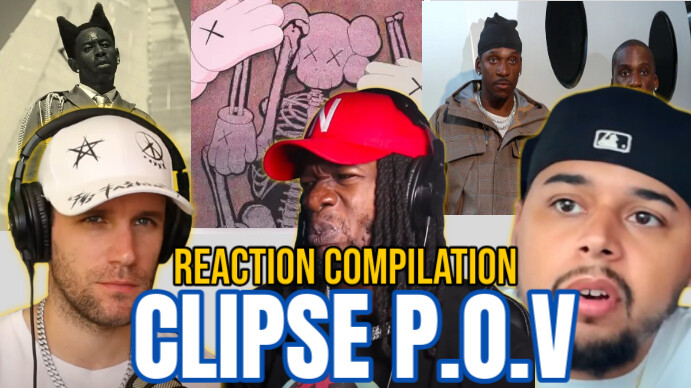 Modern & Minimal Compilation Reaction Clipse P.o.v Youtube Thumbnail template
