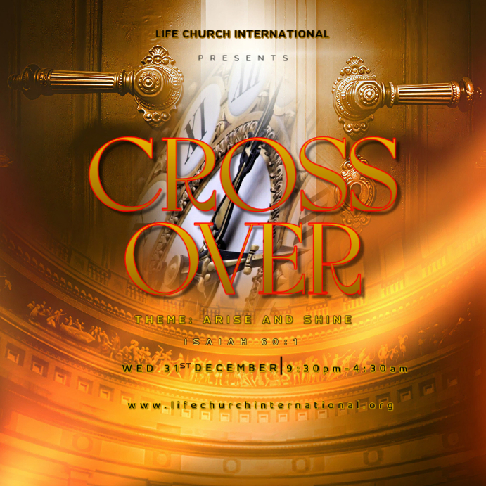 Church Crossover Event Template | PosterMyWall