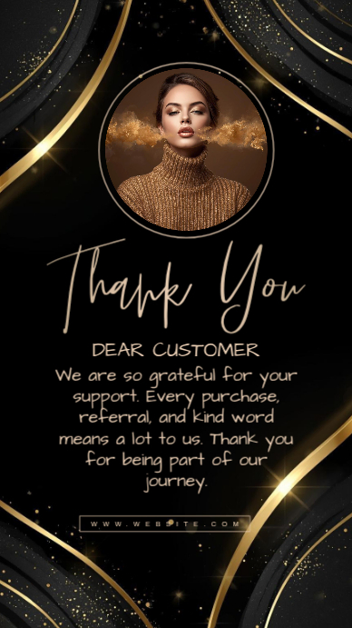 Plantilla de Modern & Minimal Customer Appreciation Design Flyer ...