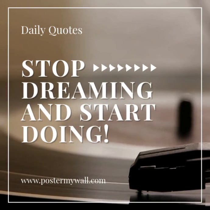 Modern & Minimal Daily Quotes Persegi (1:1) Template | PosterMyWall