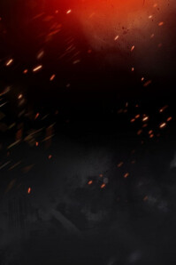 Modern & Minimal Dark Fiery Sparks Background Poster template