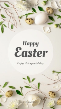 Modern & Minimal Easter Instagram Story template